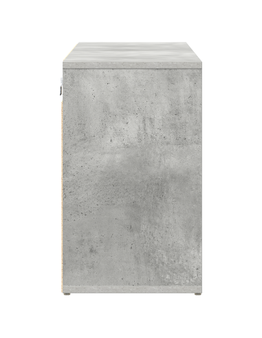 Mobile per scarpe Grigio cemento 103 x 30 x 51 cm