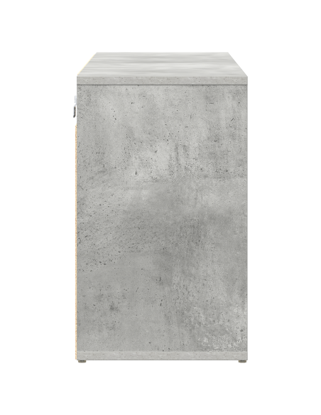 Mobile per scarpe Grigio Cemento 52.5 x 30 x 50 cm