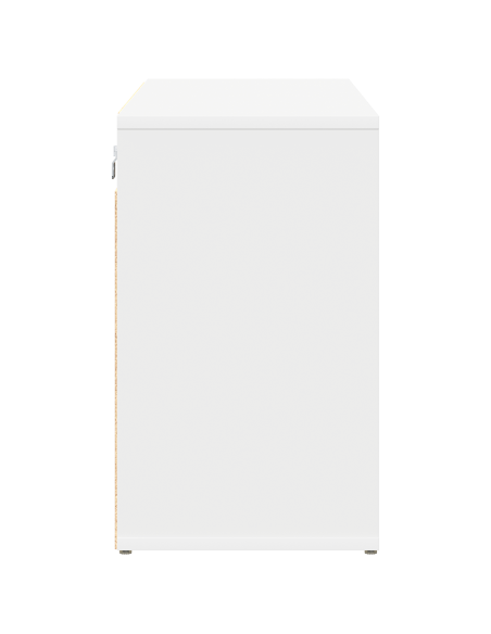 Mobile per scarpe Bianco 52.5 x 30 x 50 cm Legno multistrato