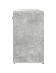 Mobile per scarpe Grigio cemento 77,5 x 30 x 51 cm