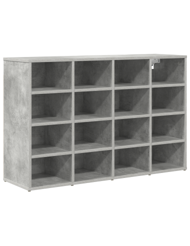 Mobile per scarpe Grigio cemento 103 x 30 x 67 cm