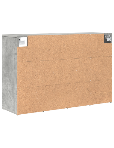 Mobile per scarpe Grigio cemento 103 x 30 x 67 cm