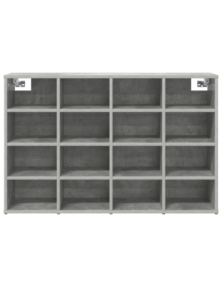 Mobile per scarpe Grigio cemento 103 x 30 x 67 cm