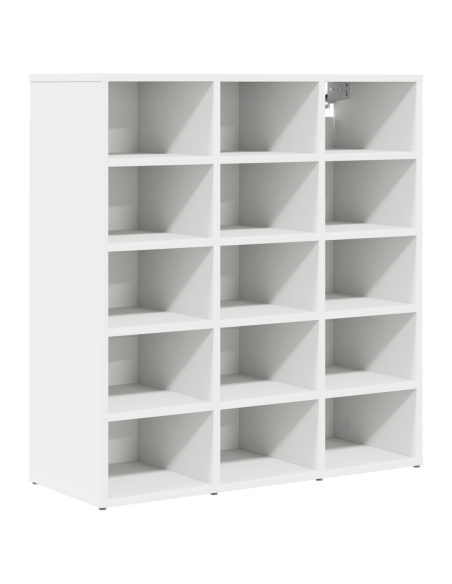 Mobile per scarpe Bianco 52.5 x 30 x 50 cm Legno multistrato