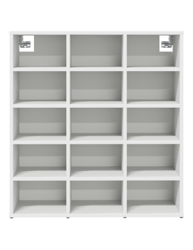 Mobile per scarpe Bianco 77,5 x 30 x 83,5 cm Legno multistrato