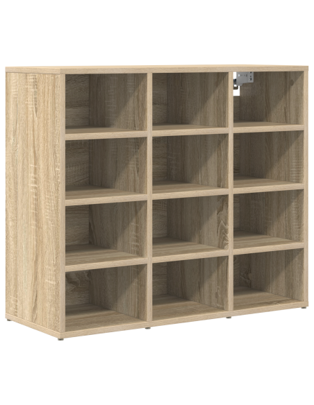 Mobile per scarpe Rovere Sonoma 77,5 x 30 x 67 cm