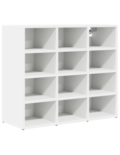 Mobile per scarpe Bianco 77,5 x 30 x 67 cm Legno multistrato 2