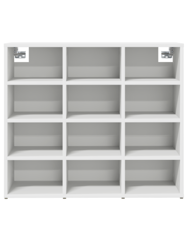 Mobile per scarpe Bianco 77,5 x 30 x 67 cm Legno multistrato
