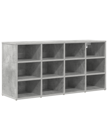 Mobile per scarpe Grigio cemento 103 x 30 x 51 cm