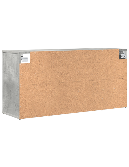 Mobile per scarpe Grigio cemento 103 x 30 x 51 cm