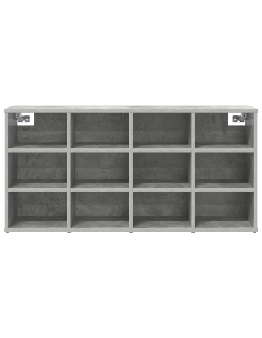 Mobile per scarpe Grigio cemento 103 x 30 x 51 cm