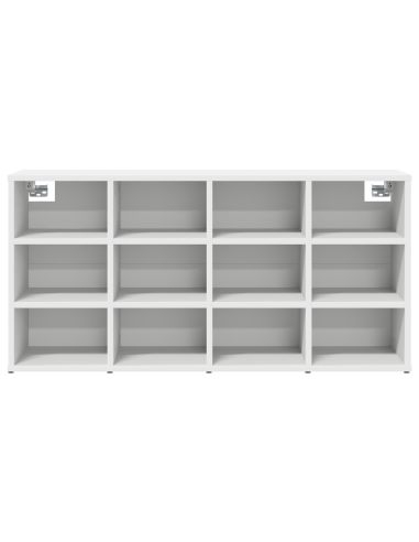 Mobile per scarpe Bianco 103 x 30 x 51 cm Legno multistrato