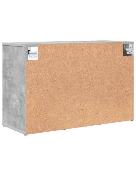 Mobile per scarpe Grigio cemento 77,5 x 30 x 51 cm