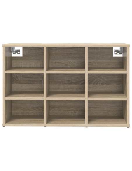 Mobile per scarpe Rovere Sonoma 77,5 x 30 x 51 cm