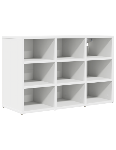 Mobile per scarpe Bianco 77,5 x 30 x 51 cm Legno multistrato