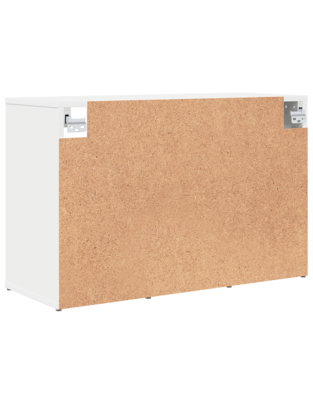 Mobile per scarpe Bianco 52.5 x 30 x 50 cm Legno multistrato