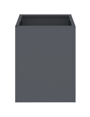 Vaso da giardino Antracite 32 x 32 x 40 cm