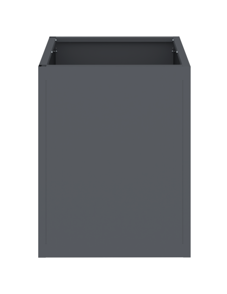 Vaso da giardino Antracite 32 x 32 x 40 cm