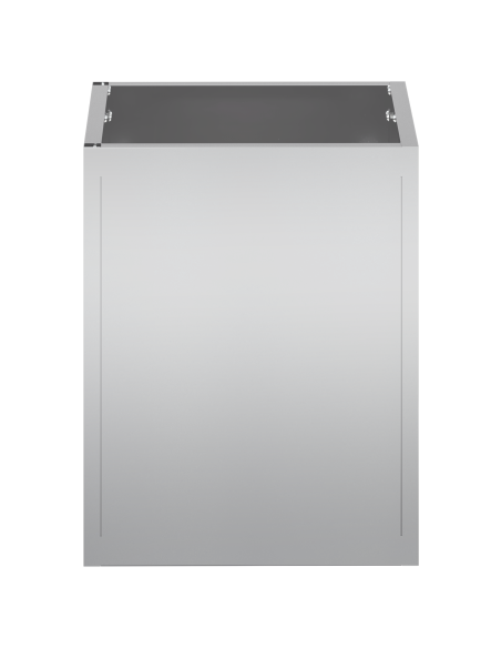 Vaso da giardino Argento 50 x 32 x 40 cm Acciaio zincato