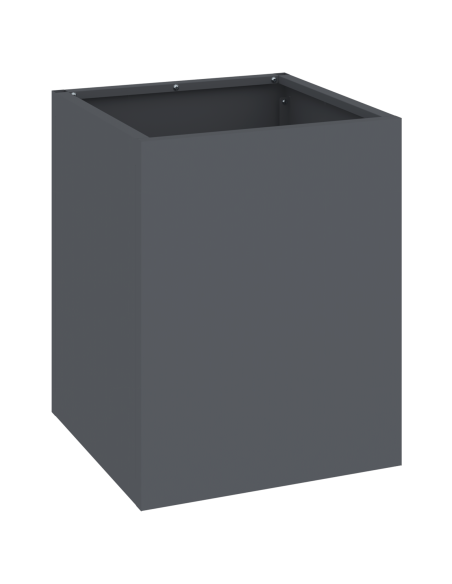 Vaso da giardino Antracite 50 x 32 x 40 cm
