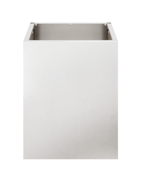 Vaso da giardino Argento 50 x 32 x 40 cm Acciaio inossidabile