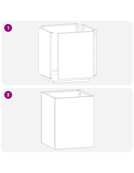Vaso da giardino Acciaio zincato 32 x 32 x 40 cm