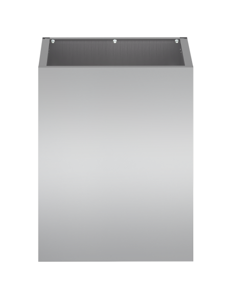 Vaso da giardino Argento 50 x 32 x 40 cm Acciaio zincato