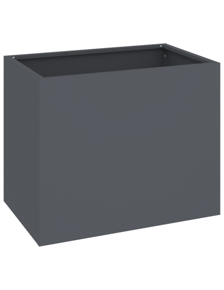 Vaso da giardino Antracite 50 x 32 x 40 cm