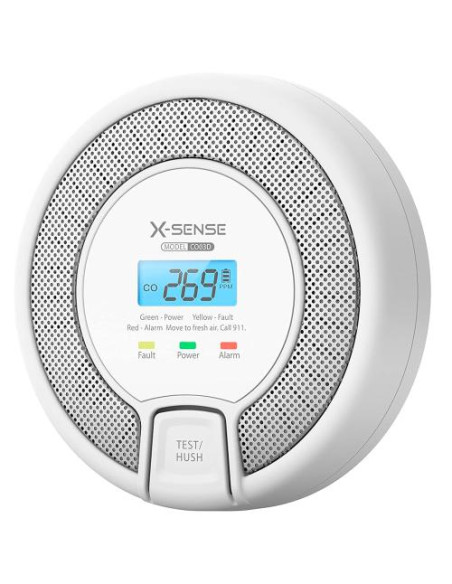 X-SENSE SENSORE CO-MONOSSIDO DI CARBONIO AUTONOMO A BATTERIA SOSTITUIBILE
