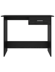 Scrivania Rovere Nero 100 x 50 x 76 cm Legno multistrato