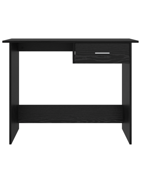 Scrivania Rovere nero 100 x 50 x 76 cm Legno multistrato