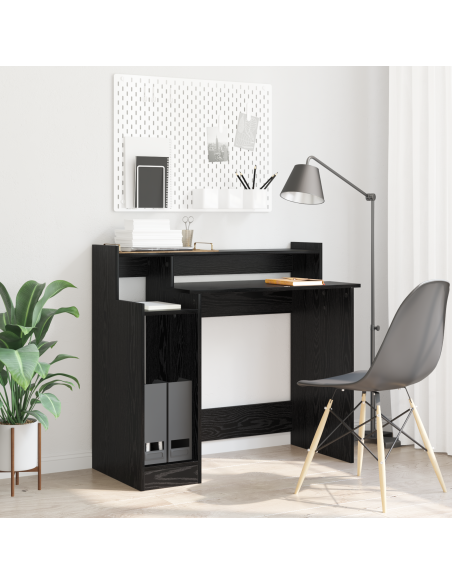 Scrivania Rovere nero 97 x 45 x 90 cm Legno multistrato