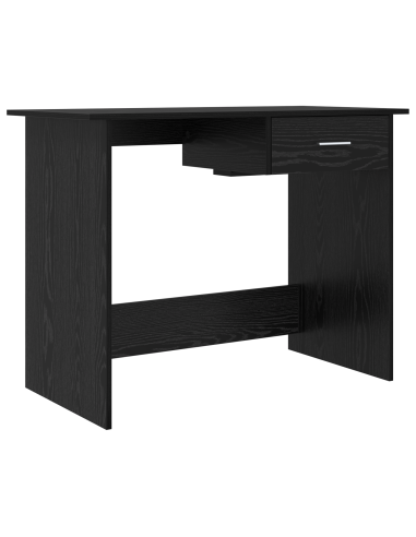 Scrivania Rovere Nero 100 x 50 x 76 cm Legno multistrato