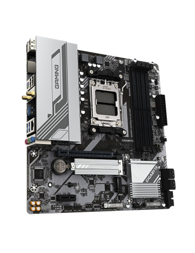 GIGABYTE B650M GAMING PLUS WIFI Scheda madre - CPU AMD Ryzen 9000, VRM a 5+2+2 fasi, fino a 8000 MHz DDR5, 2xPCIe 4.0 M.2, LAN 2