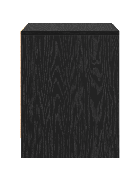 Armadio da Notte Rovere nero 45 x 34 x 44.5 cm
