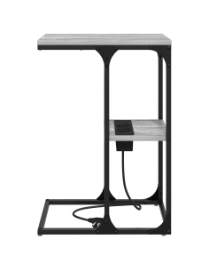 Armadio da Notte Grigio Sonoma 41,5 x 26 x 60,5 cm 2