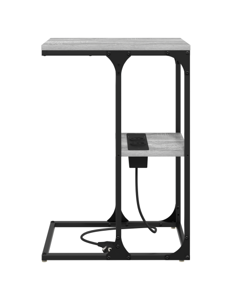 Armadio da Notte Grigio Sonoma 41,5 x 26 x 60,5 cm