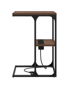 Armadio da Notte Rovere Marrone 41,5 x 26 x 60,5 cm 2