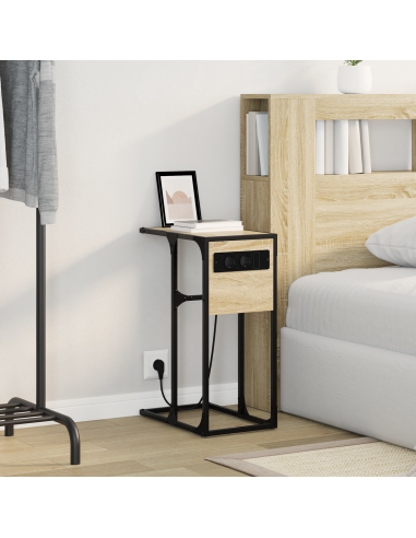 Armadio da Notte Rovere Sonoma 41,5 x 26 x 60,5 cm