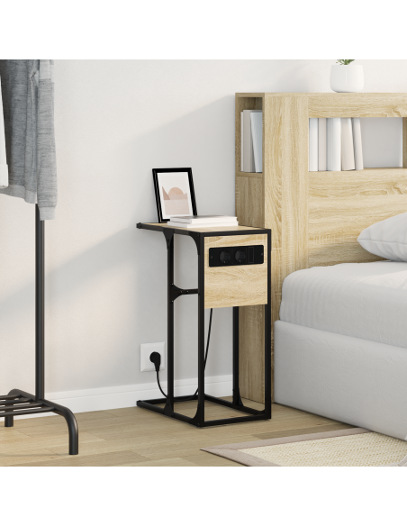 Armadio da Notte Rovere Sonoma 41,5 x 26 x 60,5 cm