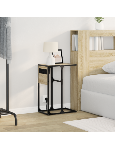 Comodino rovere sonoma 41.5 x 26 x 60.5 cm Legno multistrato
