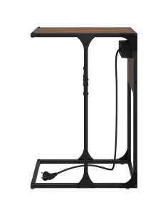 Armadio da Notte Rovere Marrone 41,5 x 26 x 60,5 cm 2