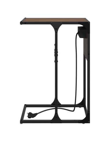 Armadio da Notte Rovere Marrone 41,5 x 26 x 60,5 cm