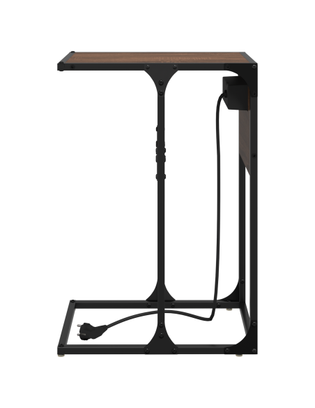 Armadio da Notte Rovere Marrone 41,5 x 26 x 60,5 cm