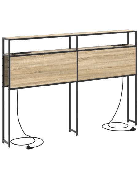 Testata contenitore Rovere Sonoma 140 cm Legno multistrato