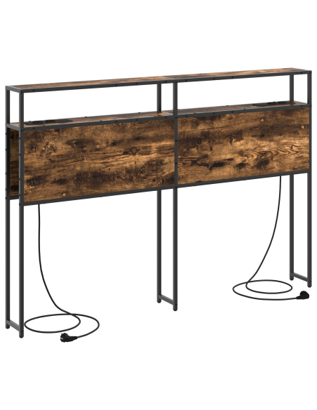 Testata contenitore Rovere fumo 140 cm Legno multistrato