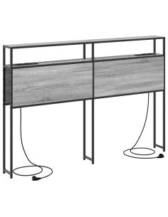 Testata contenitore Grigio sonoma 140 cm Legno multistrato