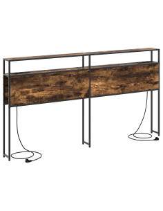 Testata contenitore Rovere fumo 180 cm Legno multistrato