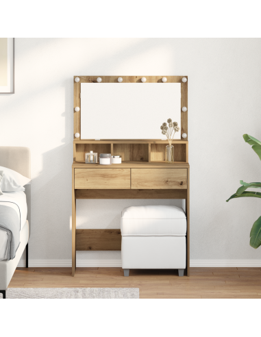 Tavolo da Trucco Rovere artigianale 80 x 41 x 134,5 cm