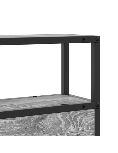 Testata contenitore Grigio sonoma 135 cm Legno multistrato